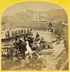 Beach and Bathing Machines [Blanchard Stereoview 1860s]